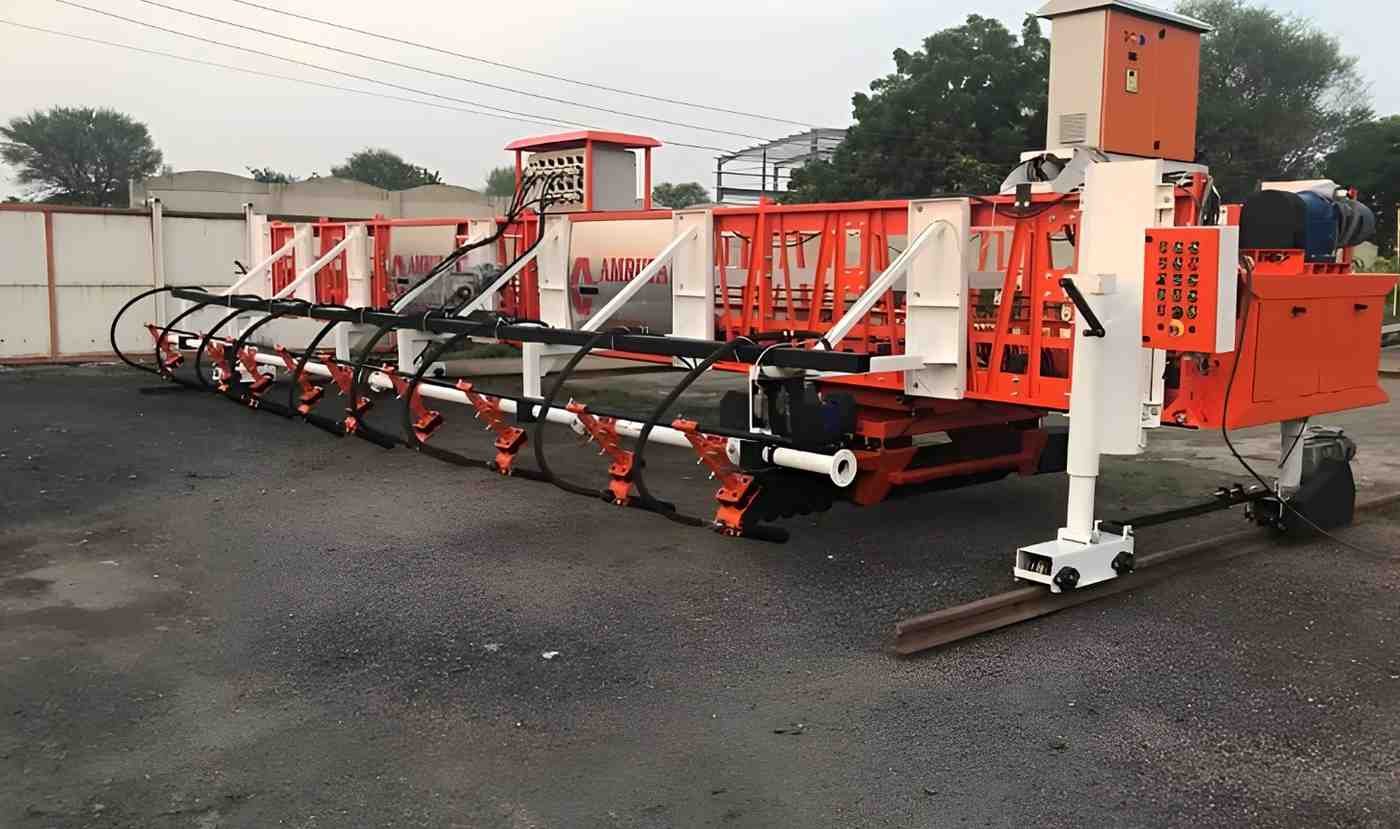 Sensor Concrete Road Paver