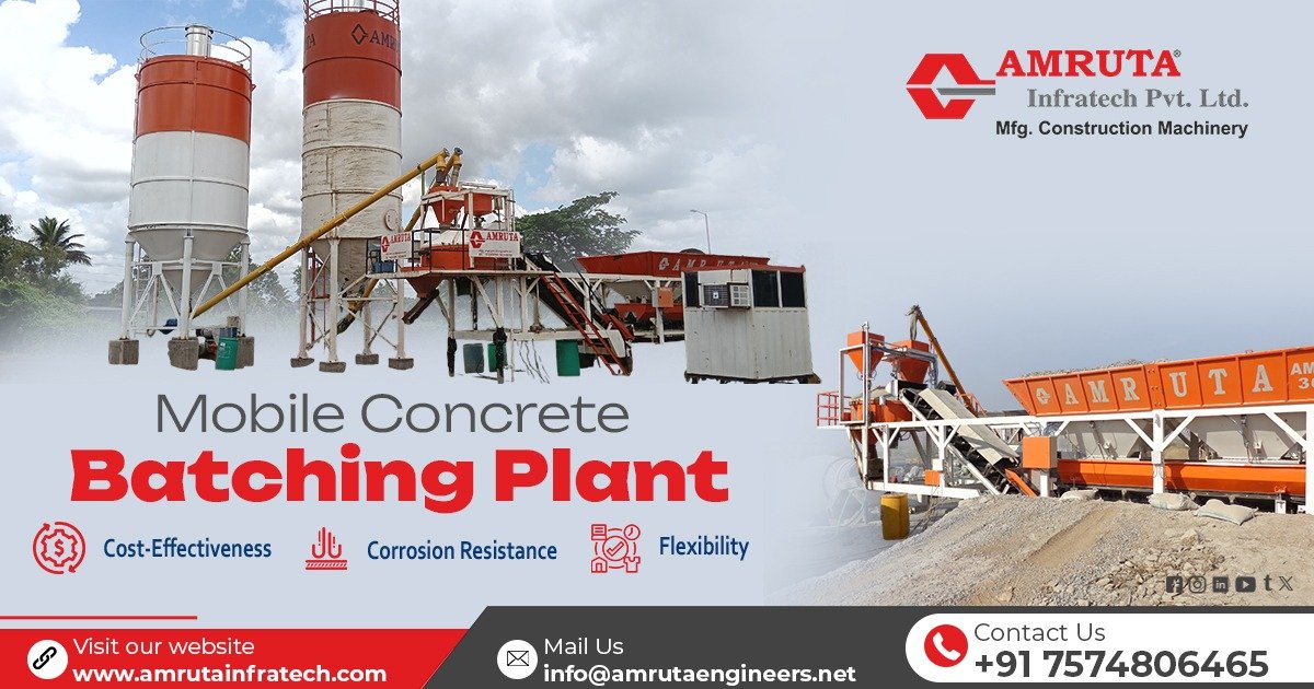 Mobile Concrete Batching Plant in Maharashtra