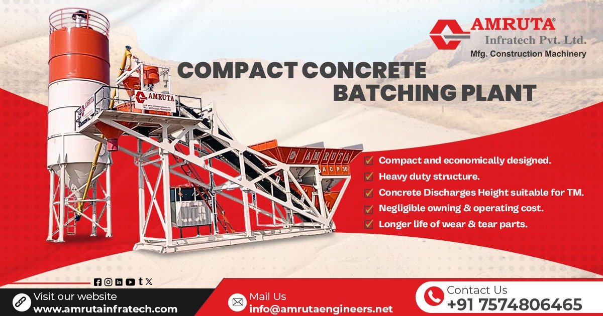 Compact Concrete Batching Plant in Karnataka