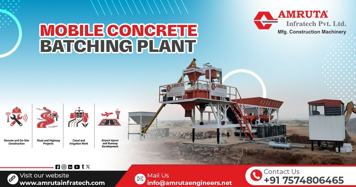 Mobile Concrete Batching Plant in Nigeria