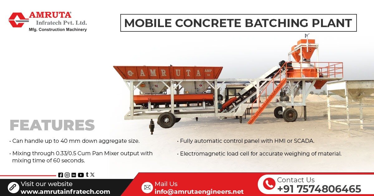 Mobile Concrete Batching Plant