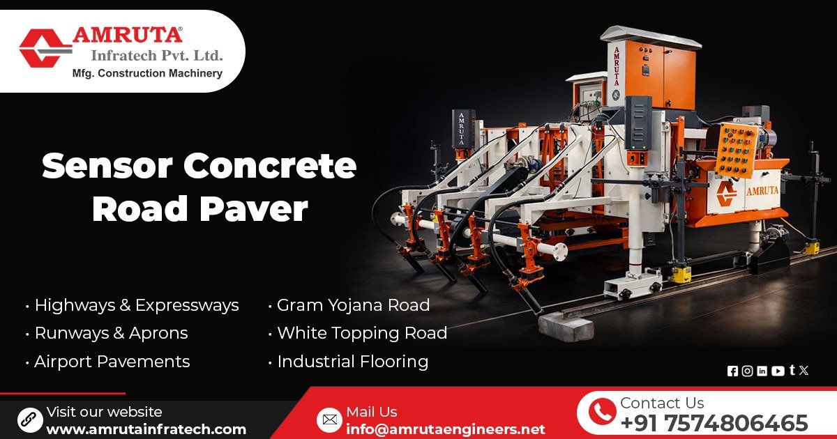 Sensor Concrete Road Paver in Maharashtra