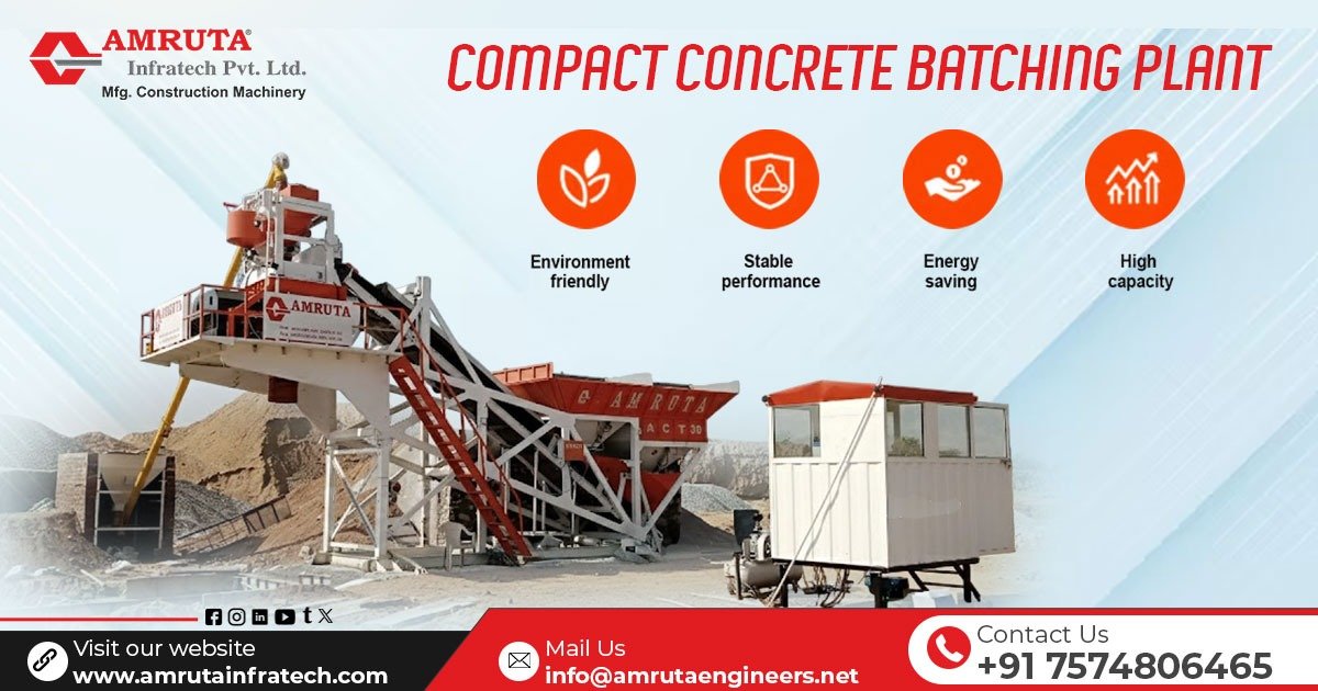 Compact Concrete Batching Plant in Zambia