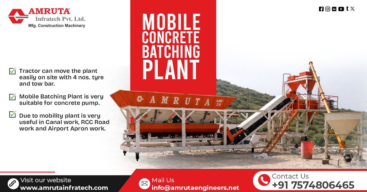 Mobile Concrete Batching Plant in Karnataka