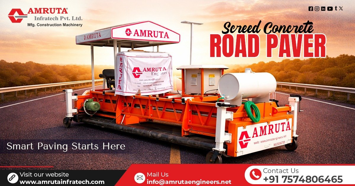 Screed Concrete Road Paver in Maharashtra