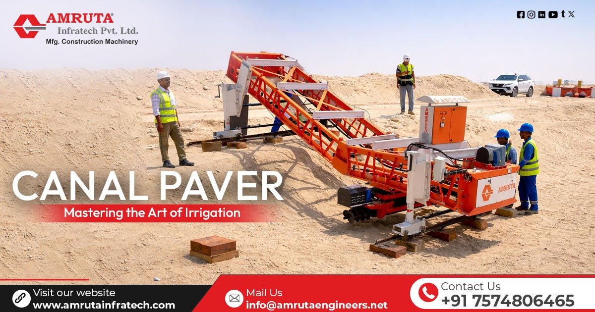 Supplier of Canal Paver Machine