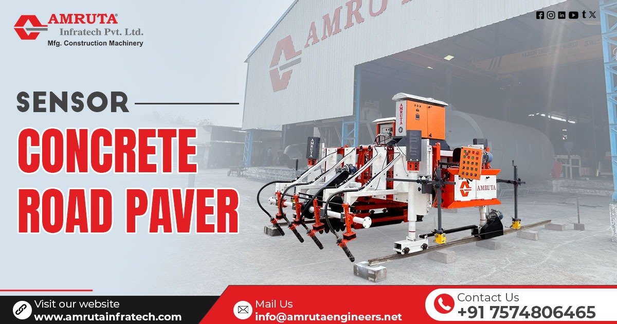 Best Quality Sensor Concrete Road Paver Machine
