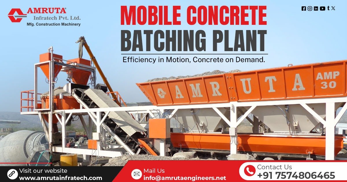 High Quality Mobile Concrete Batching Plant
