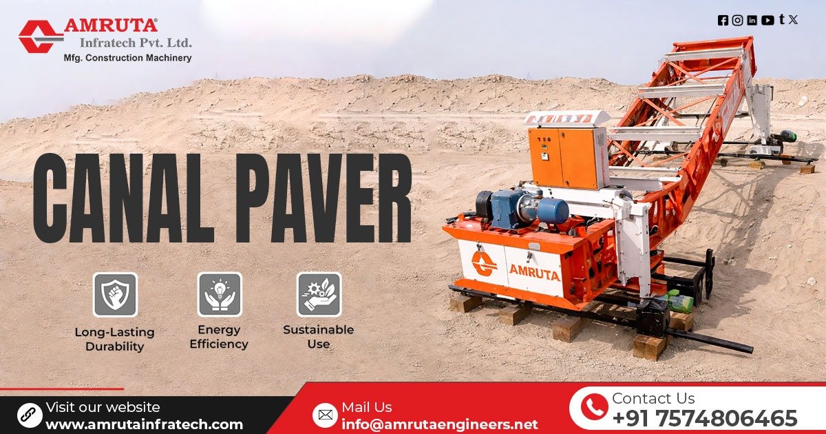 Automatic Concrete Canal Paver Machine Manufacturer