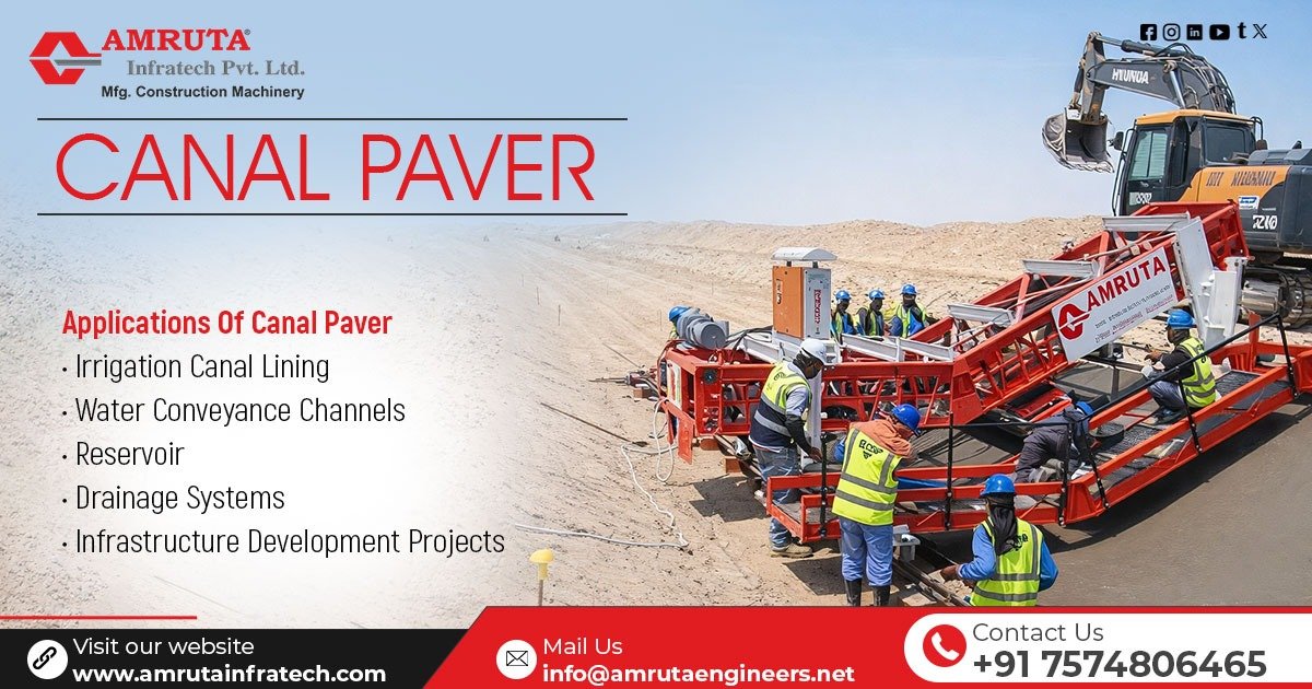 Exporter of Canal Paver Machine