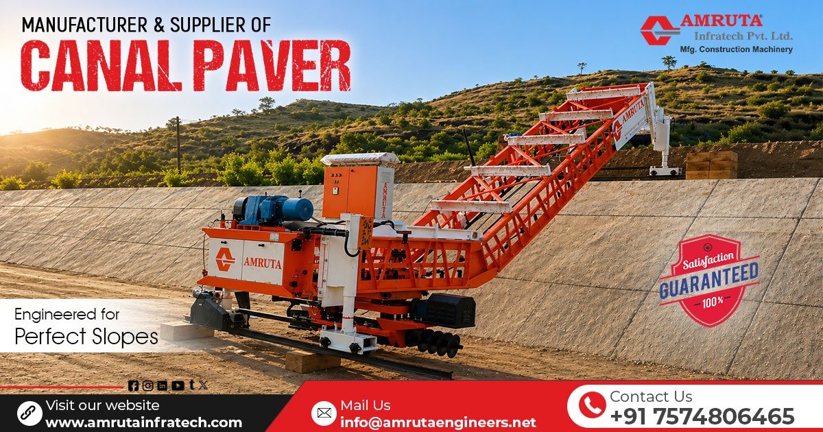 Canal Paver Machine in Hyderabad