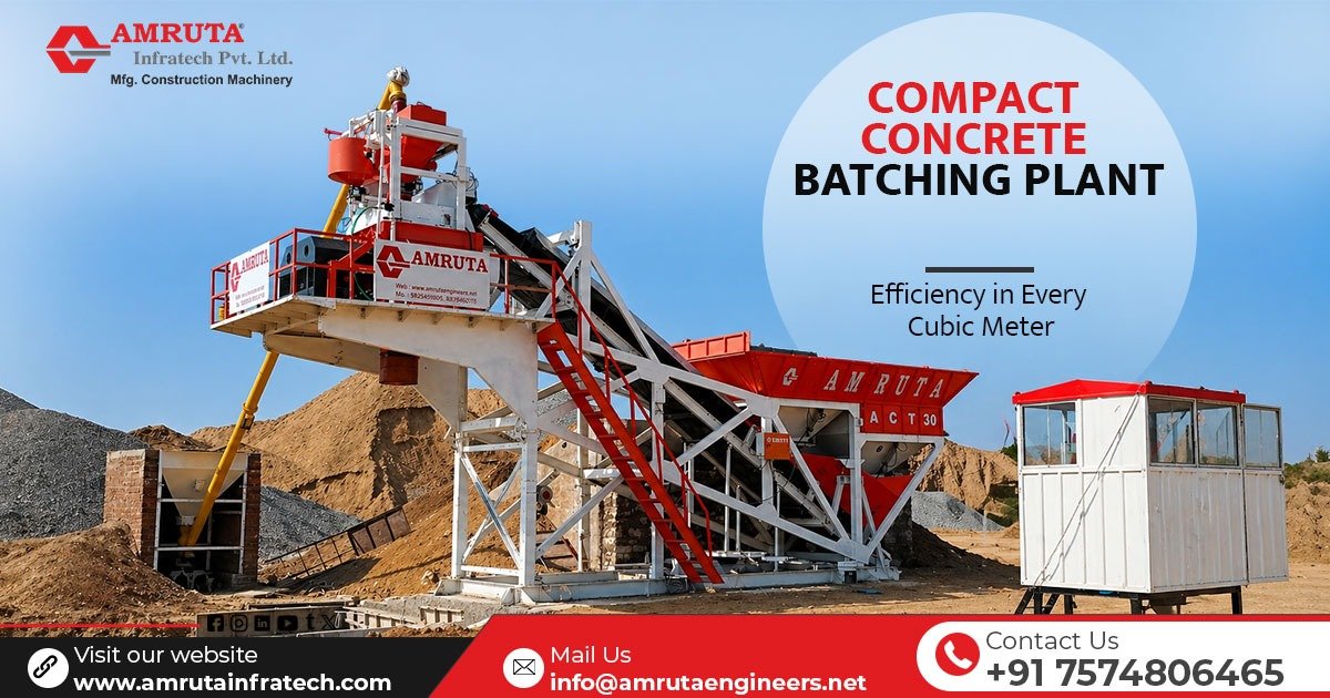 Compact Concrete Batching Plant in Botswana