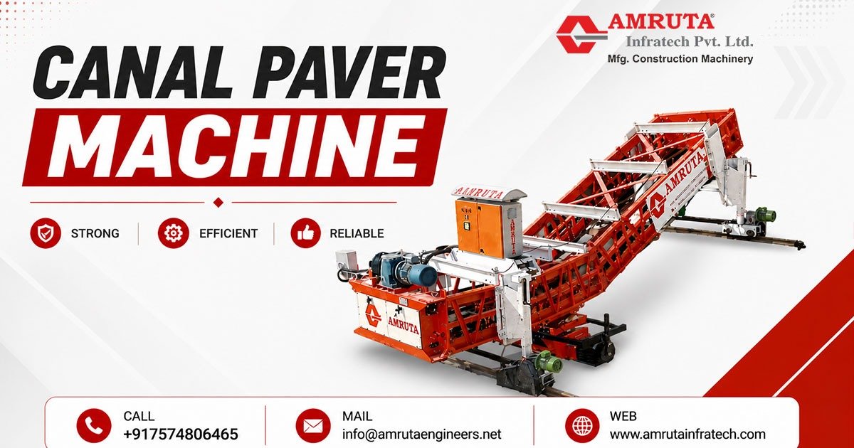 Canal Paver Machine in Telangana