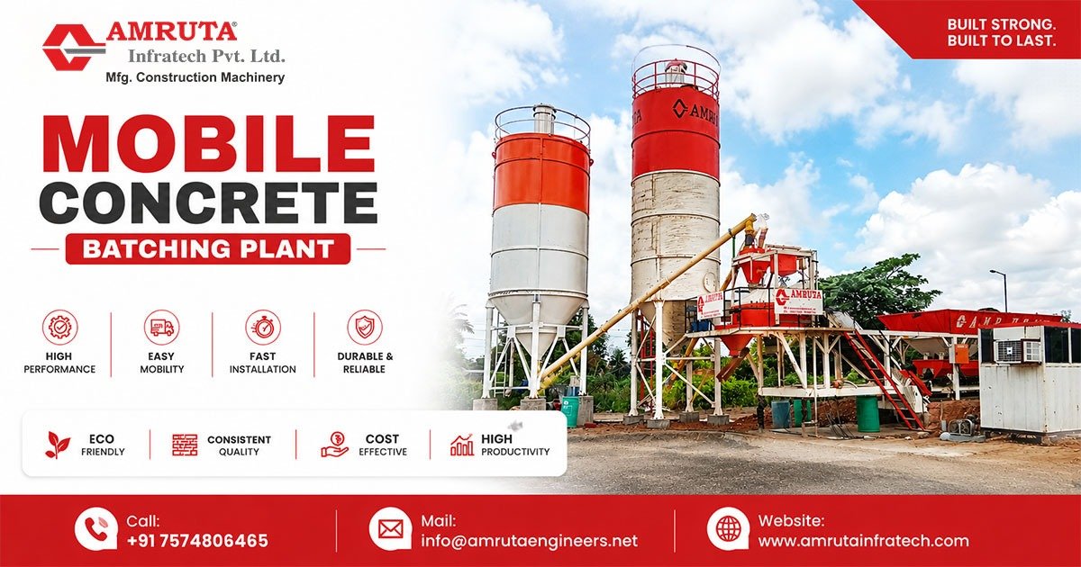Mobile Concrete Batching Plant Manufacturer and Supplier