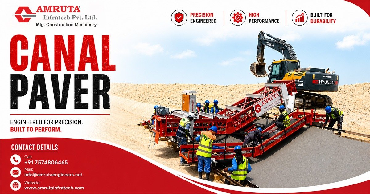 Canal Paver Machine Supplier in Rajasthan