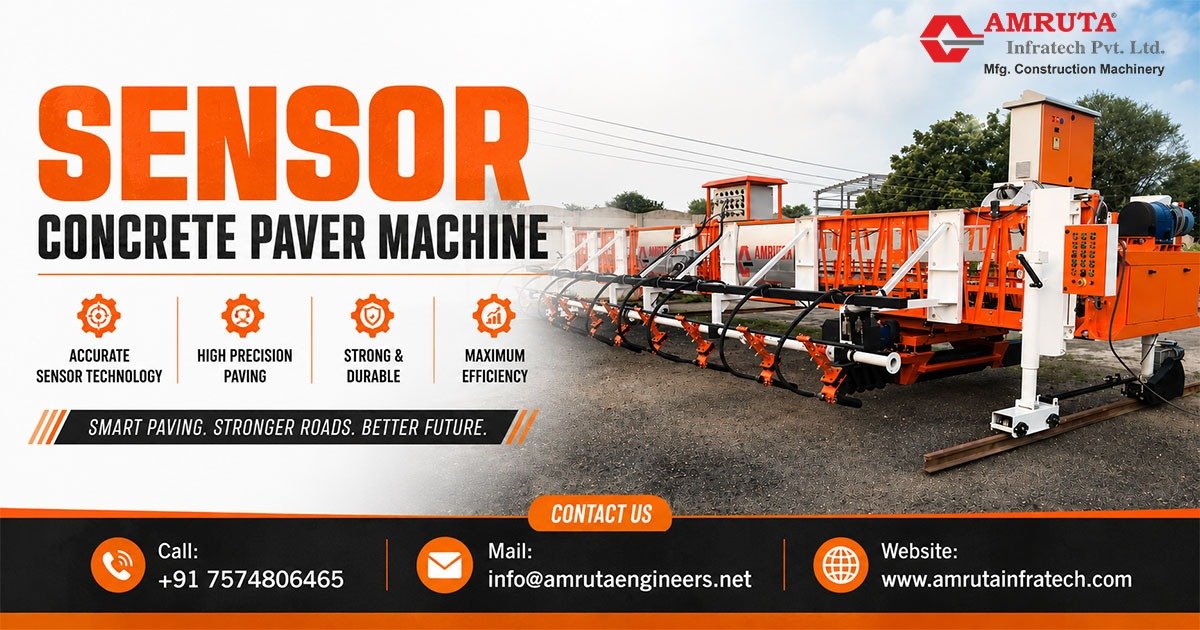 Manufacturer and Supplier of Sensor Concrete Paver Machine