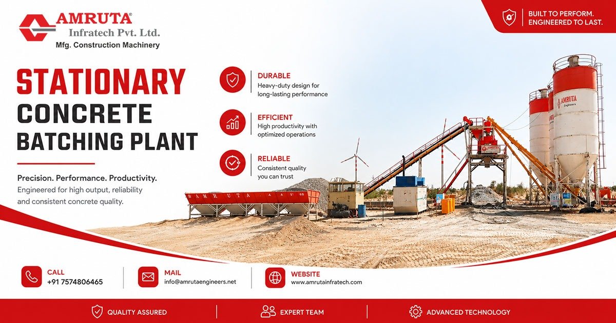 Stationary Concrete Batching Plant in Comoros