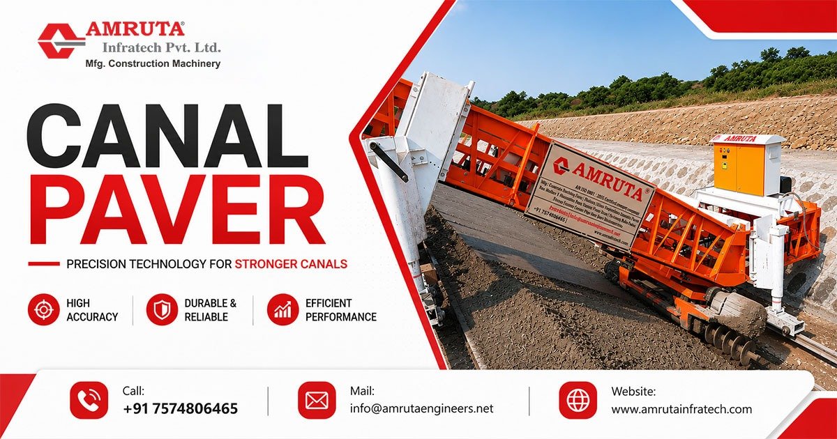 Manufacturer of Electrical Concrete Canal Paver Machine