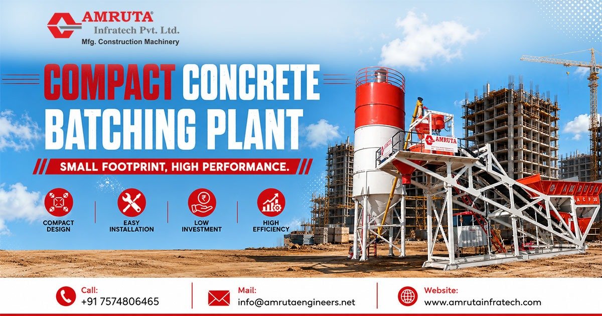 Compact Concrete Batching Plant in Andhra Pradesh