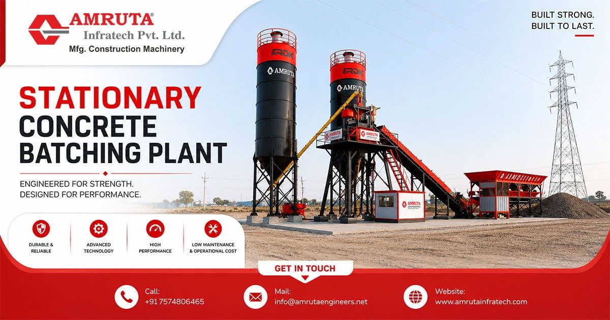 Stationary Concrete Batching Plant in Rwanda