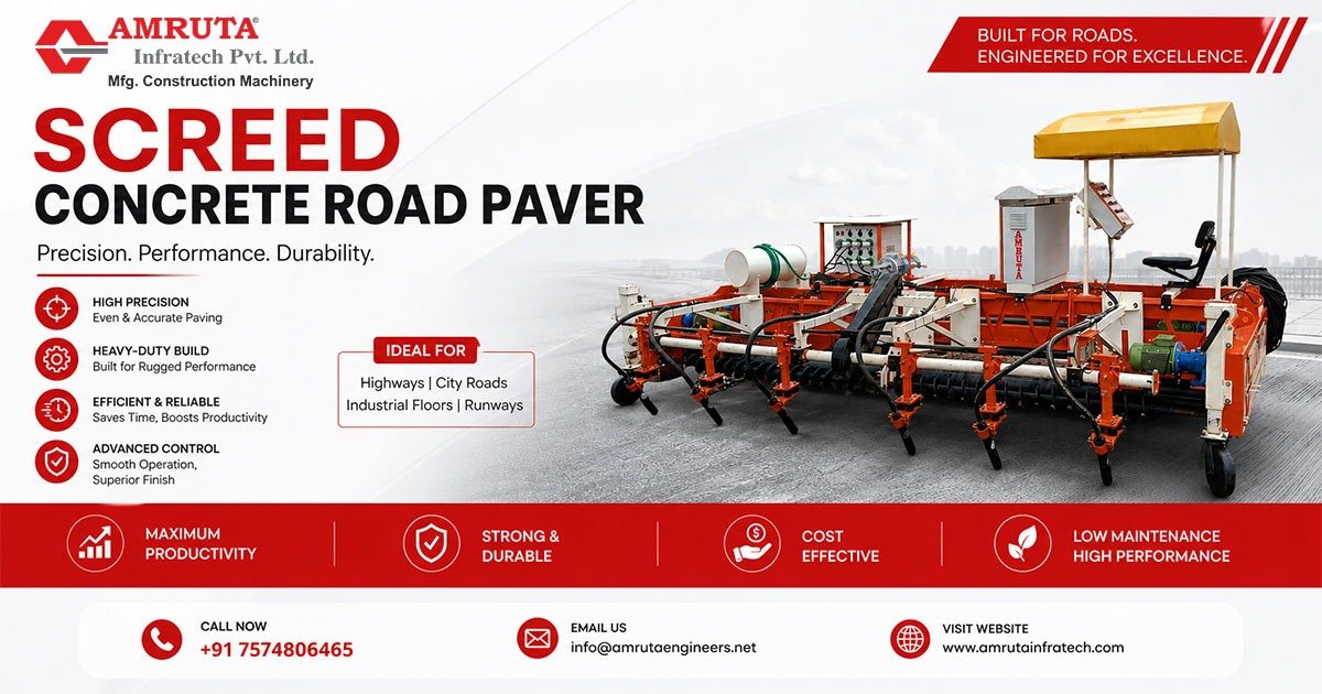 Screed Concrete Road Paver in Karnataka