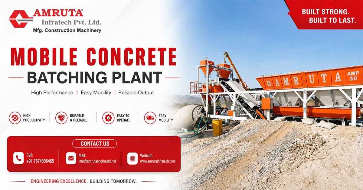 Mobile Concrete Batching Plant in Uganda