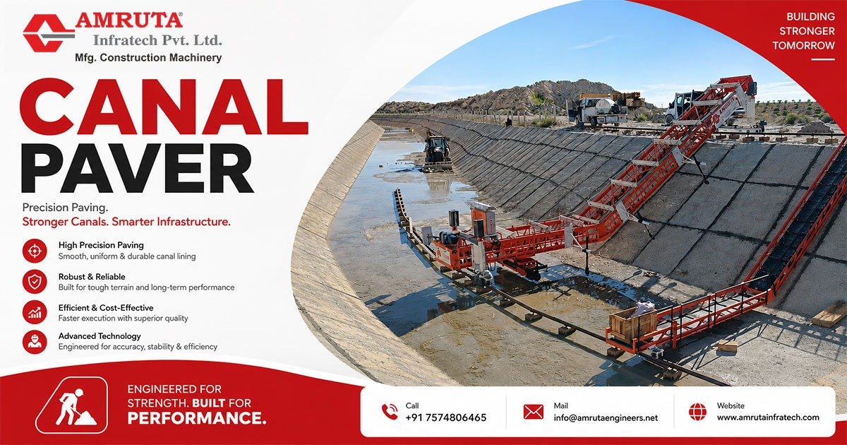 Manufacturer of Irrigation Canal Paver Machine