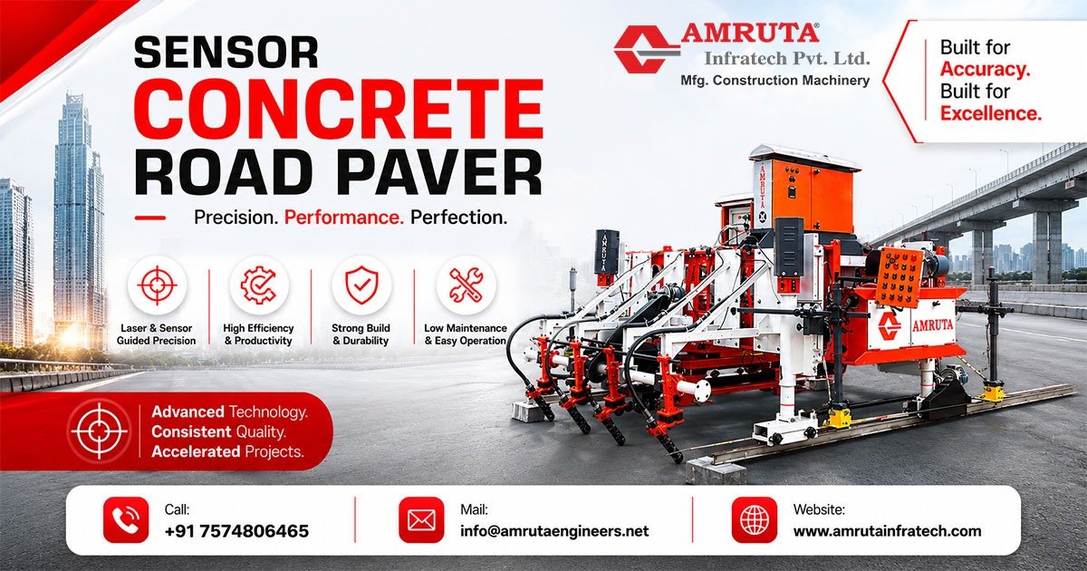 Sensor Concrete Road Paver in Algeria
