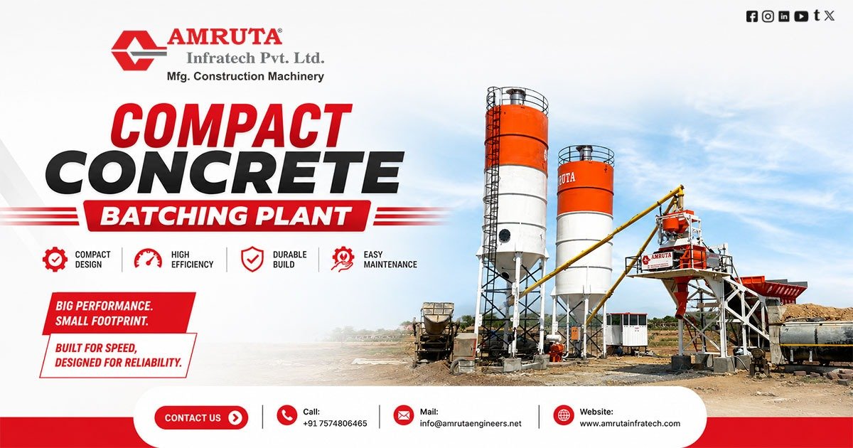 Compact Concrete Batching Plant in Punjab