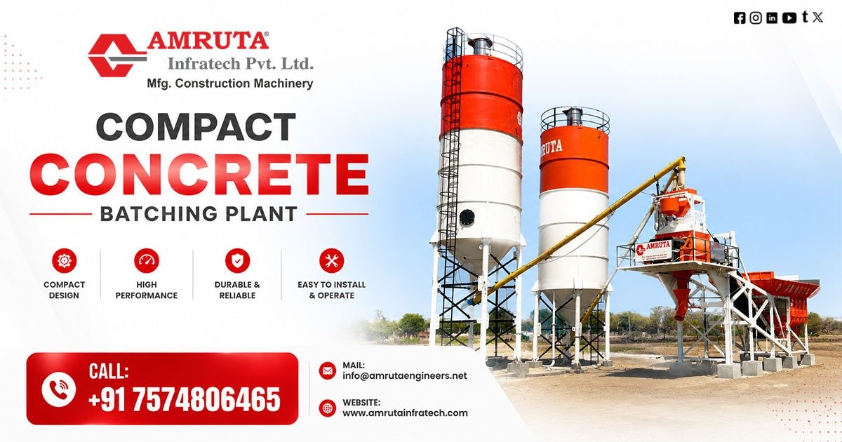 Compact Concrete Batching Plant in Madhya Pradesh