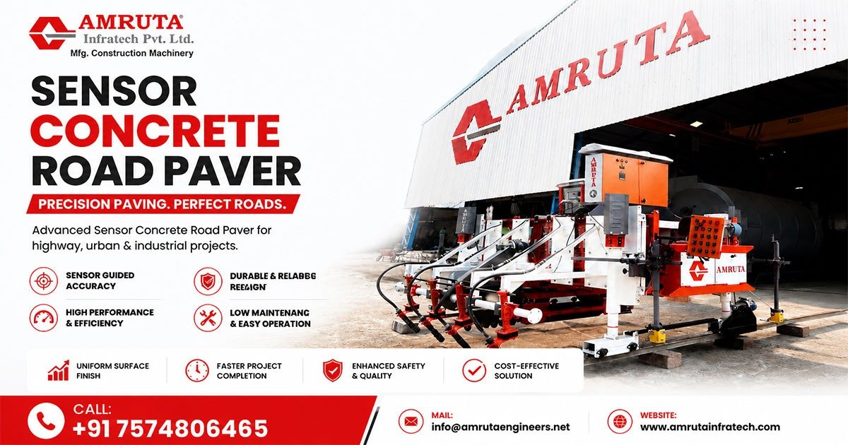Sensor Concrete Road Paver Machine in Kenya
