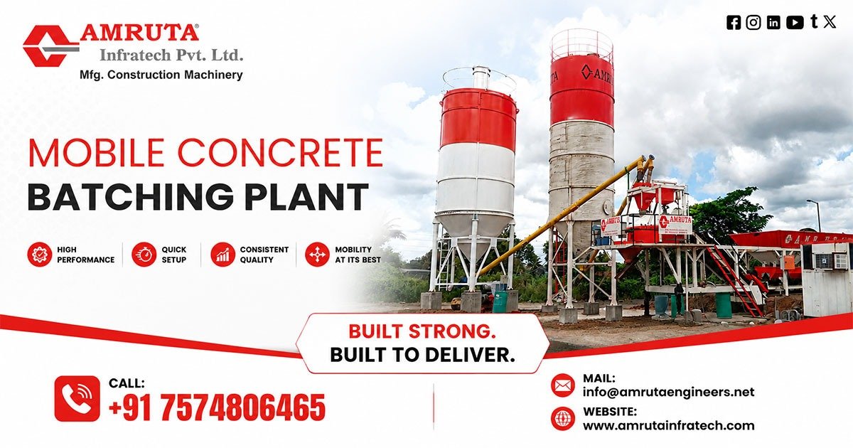 Mobile Concrete Batching Plant in Jaipur