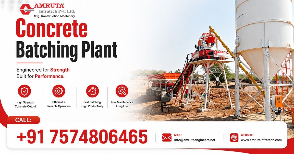 Concrete Mixing Plant Supplier in Gujarat