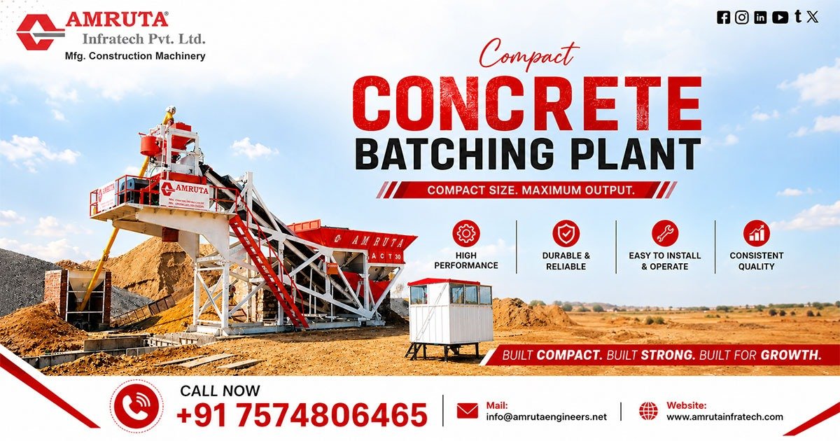 Compact Concrete Batching Plant in Andhra Pradesh