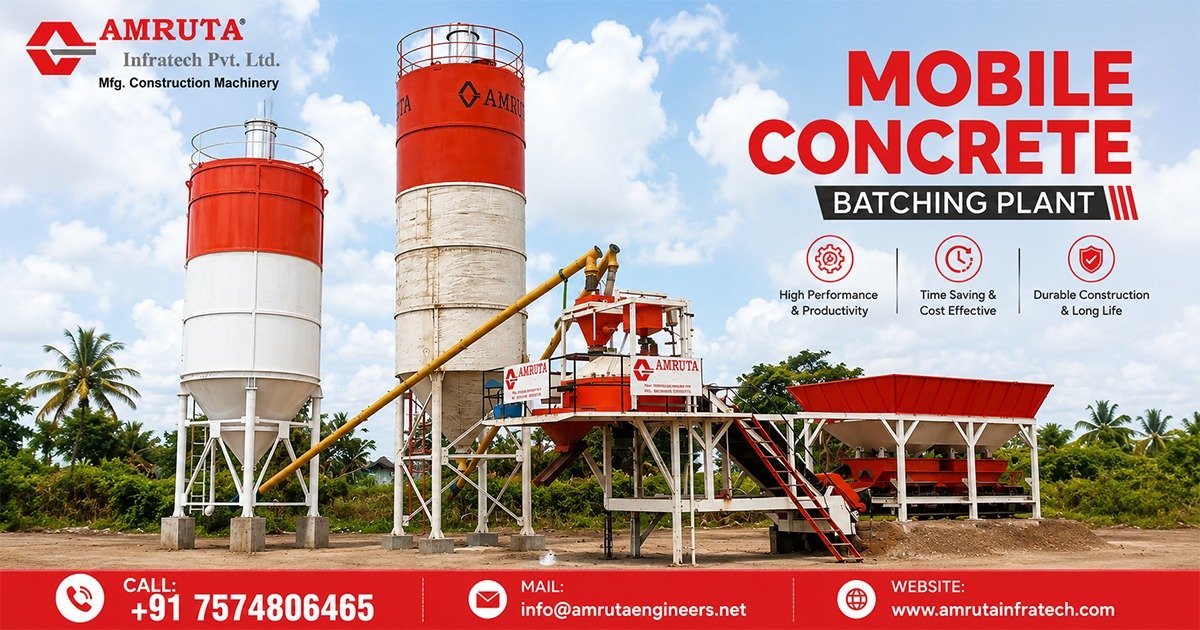 Mobile Concrete Batching Plant Supplier in Uttar Pradesh