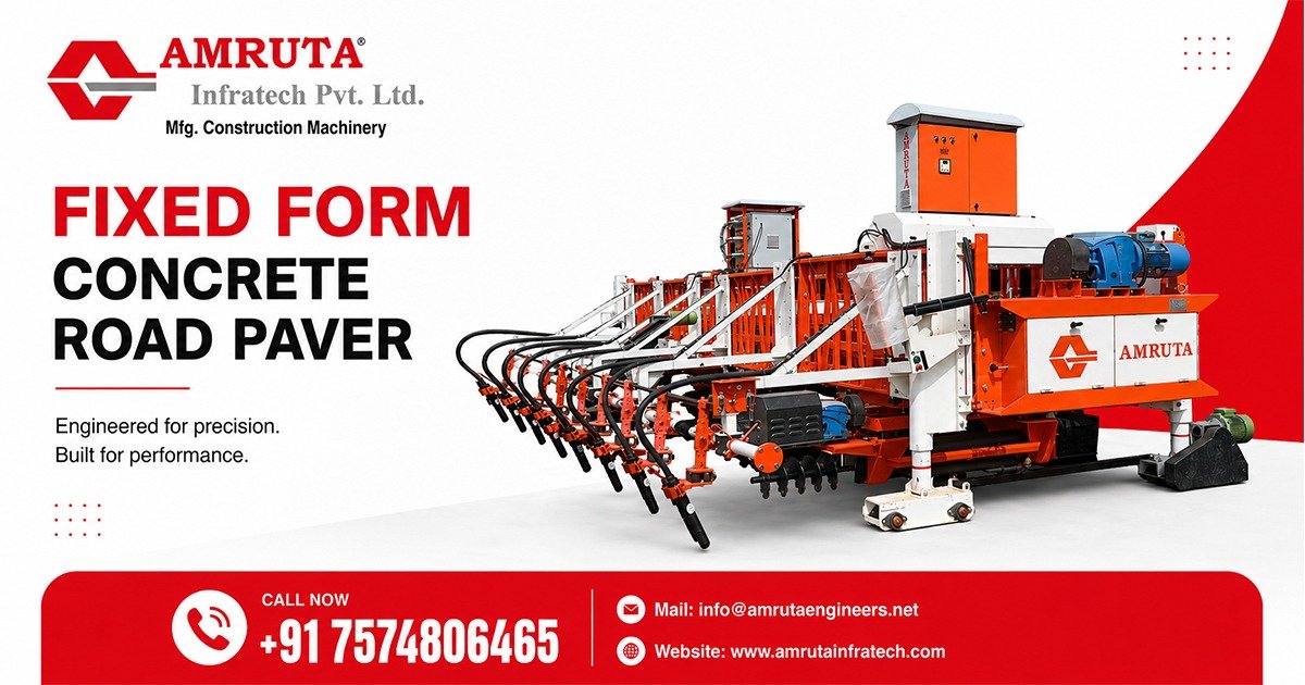 Fixed Form Concrete Road Paver Machine in Bangladesh