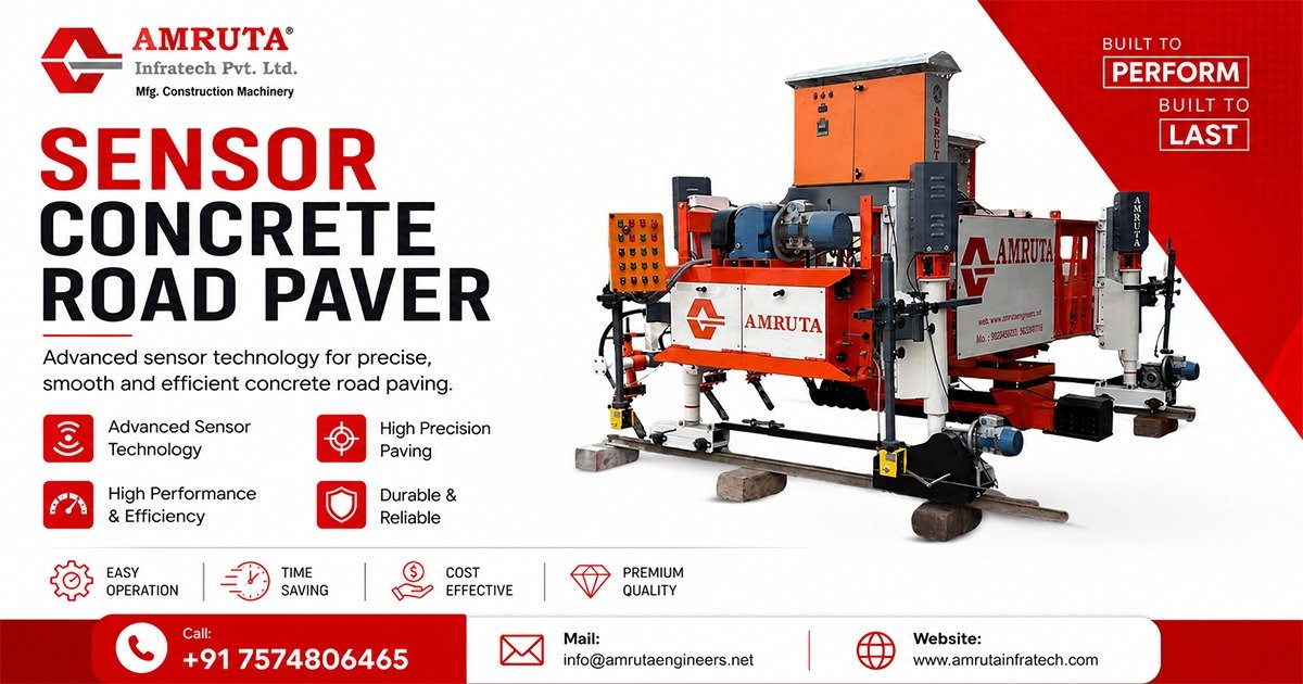 Sensor Concrete Road Paver Machine in Nigeria