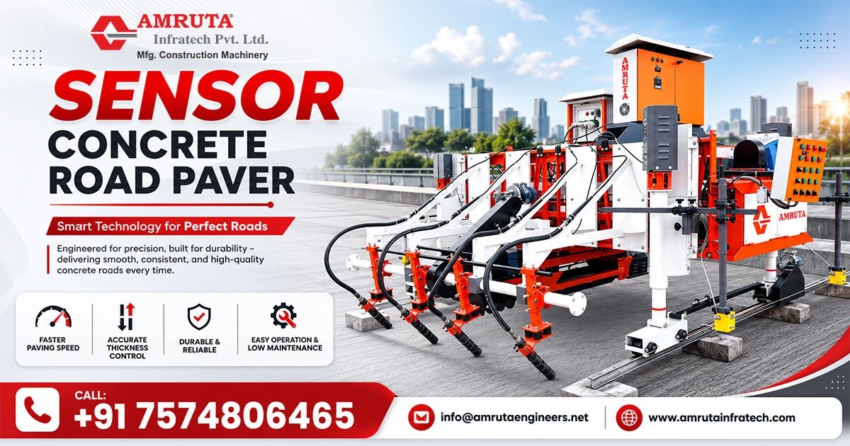 Sensor Concrete Road Paver Machine in Saudi Arabia
