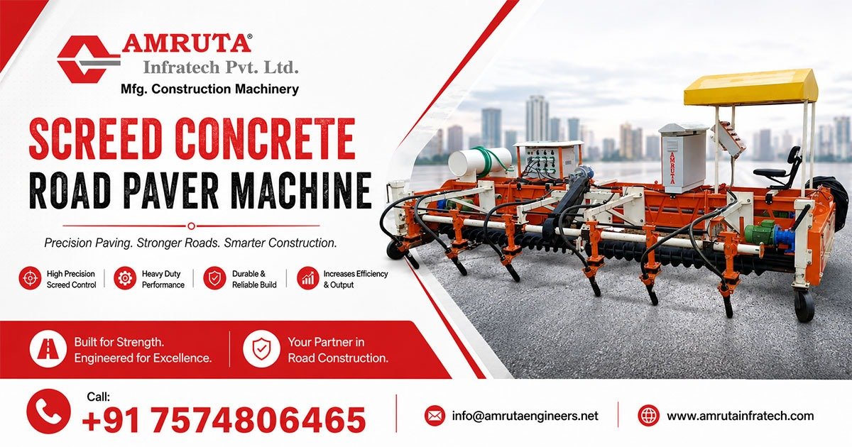 Screed Concrete Road Paver Machine in Bangladesh