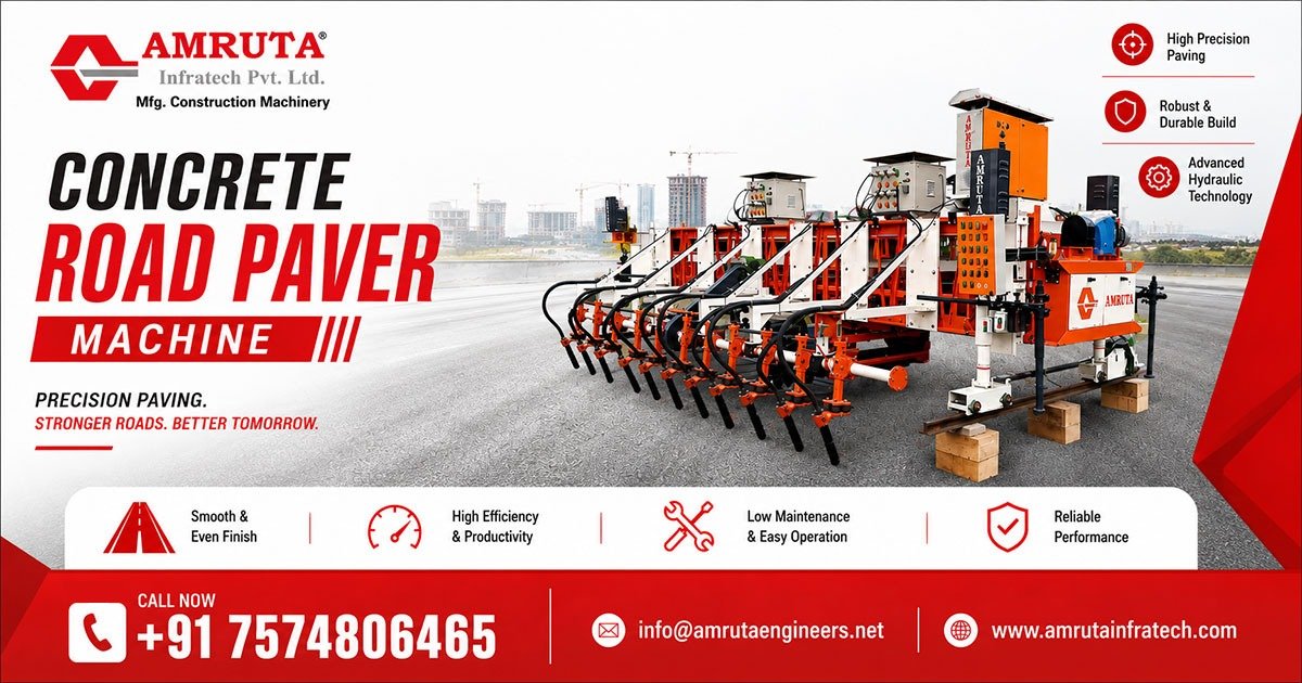 Concrete Road Paver Machine in Saudi Arabia
