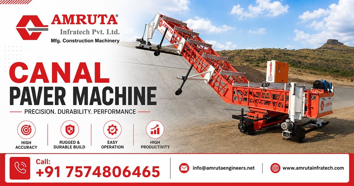 Canal Paver Machine in Türkiye