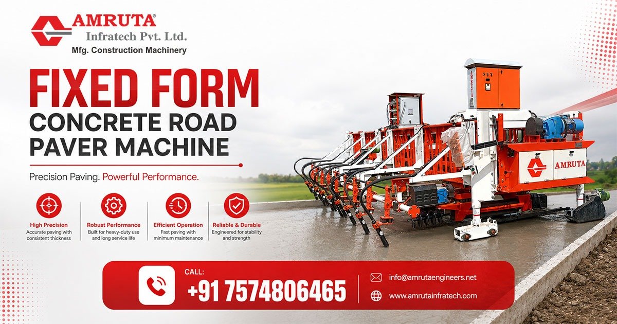 Fixed Form Concrete Road Paver Machine in Kenya