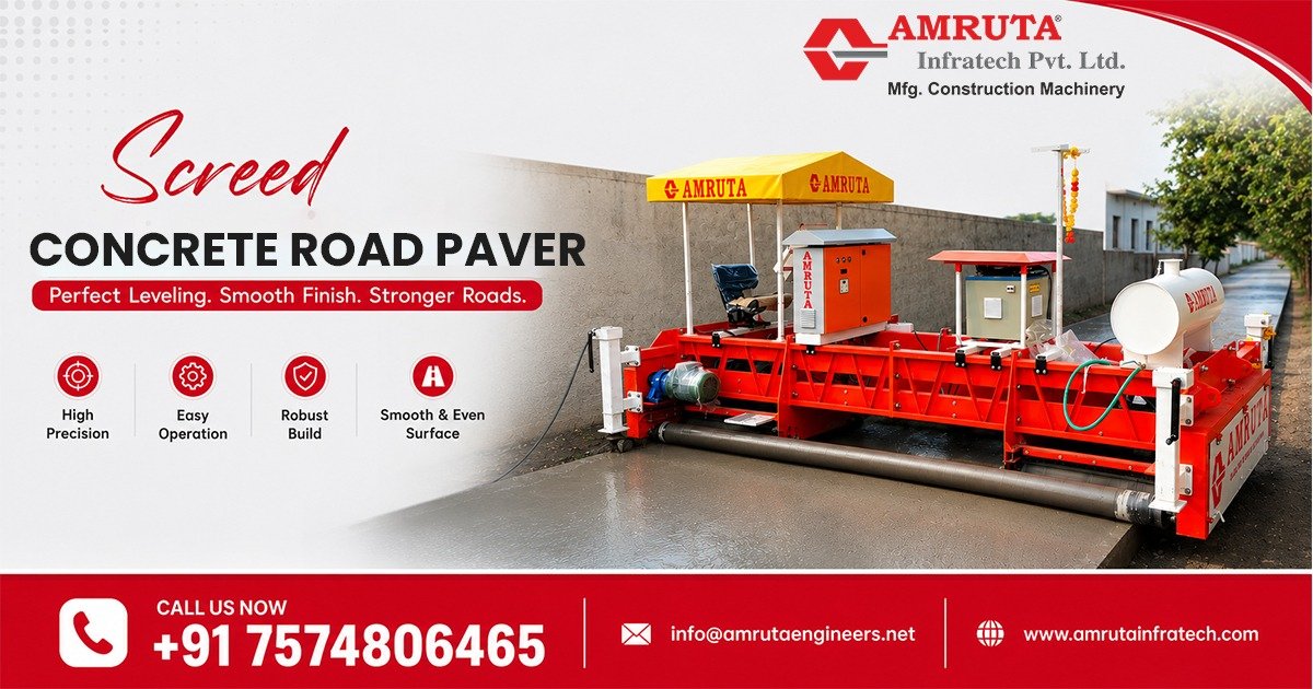 Screed Concrete Road Paver Machine Exporter in Kenya
