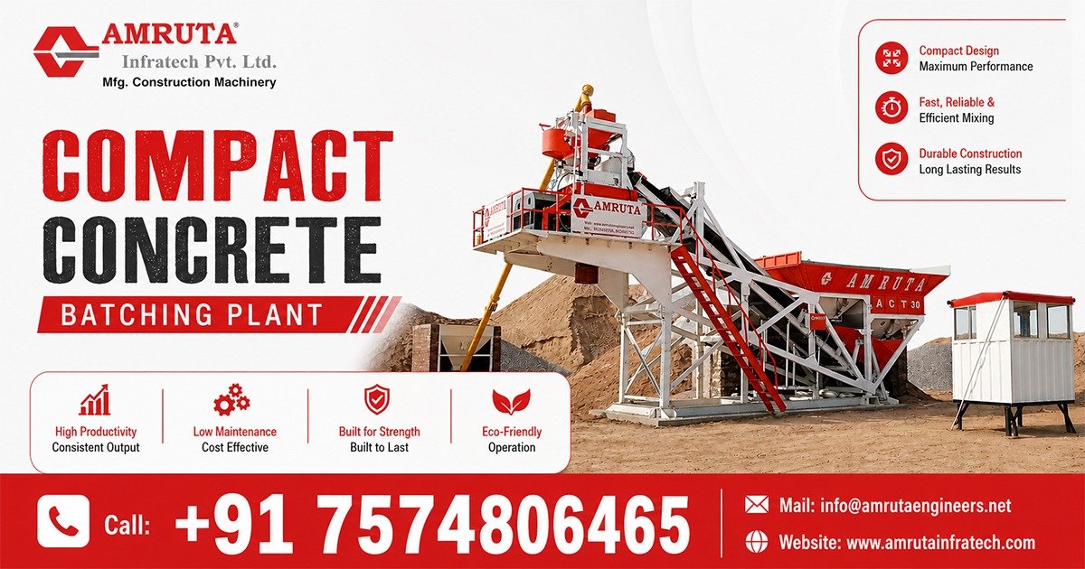 Compact Concrete Batching Plant in Karnataka
