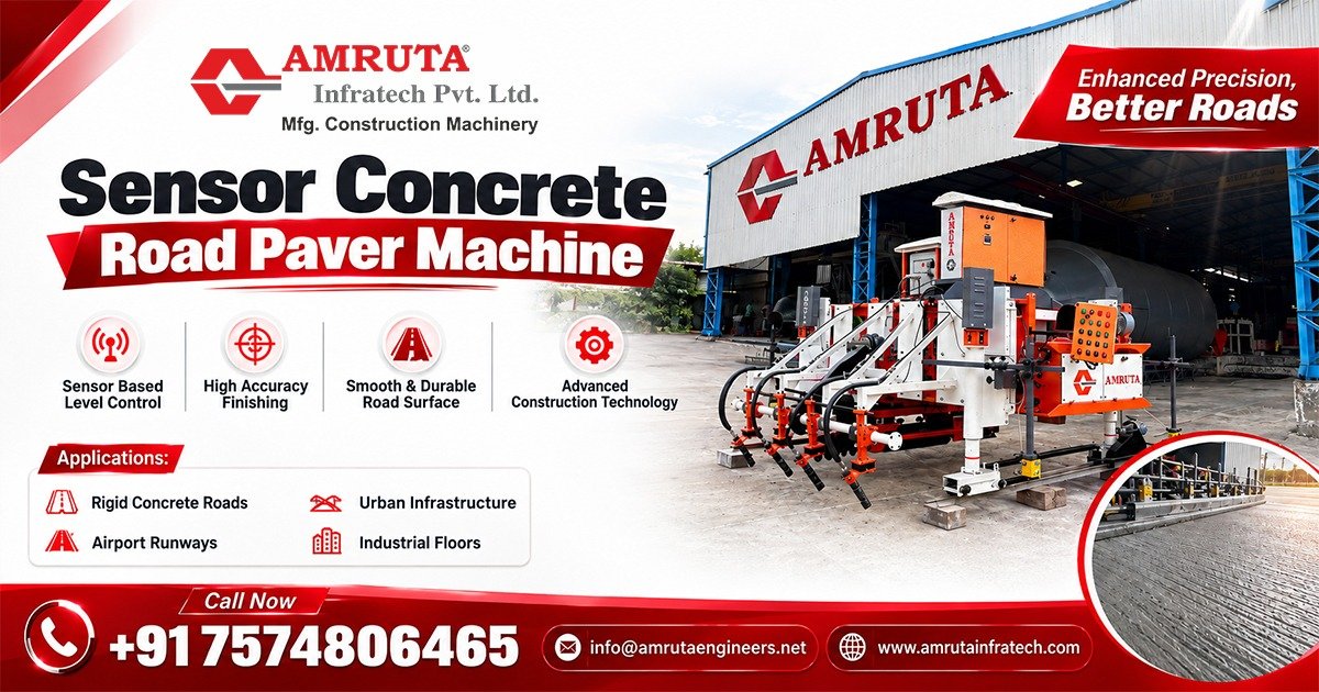 Sensor Concrete Road Paver Machine in Tanzania