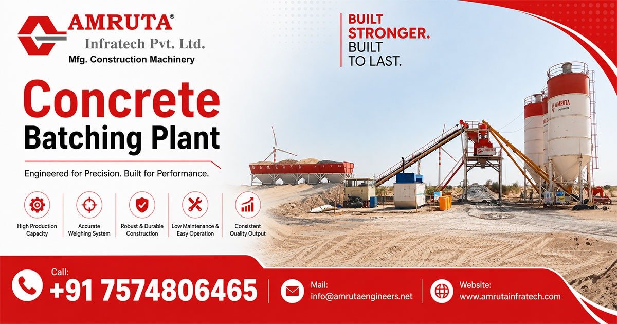 Concrete Bathing Plant in Maharashtra