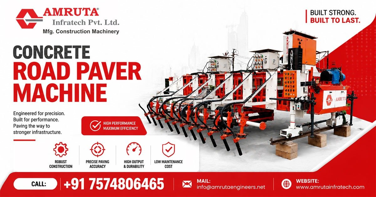 Concrete Road Paver Machine in Maharashtra