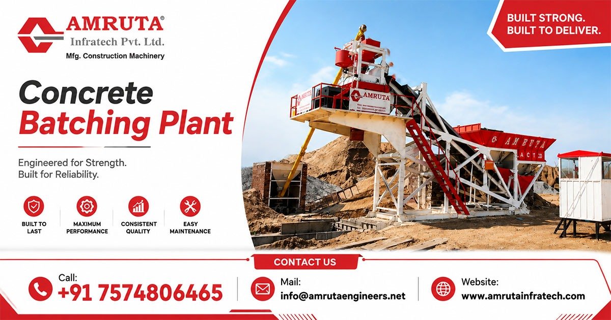Concrete Bathing Plant in Uttar Pradesh