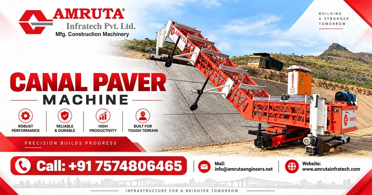 Canal Paver Machine in Telangana
