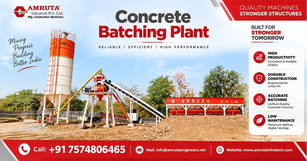 Advanced Concrete Batching Plant Solutions in Punjab